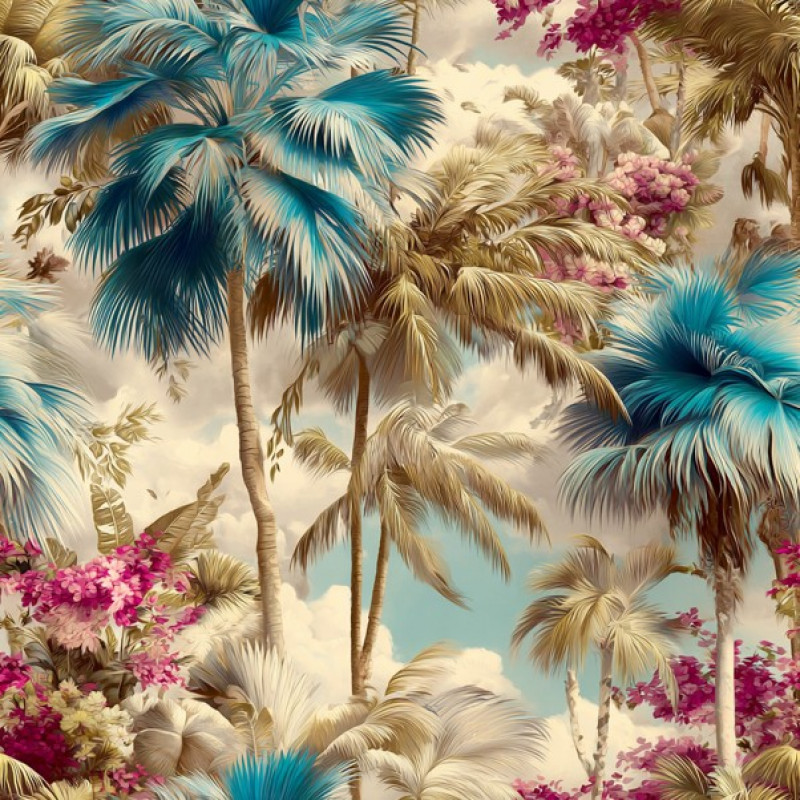 JN26 - TRICOL. TC COQUEIROS - 100% ALGODÃO - A3124/001D