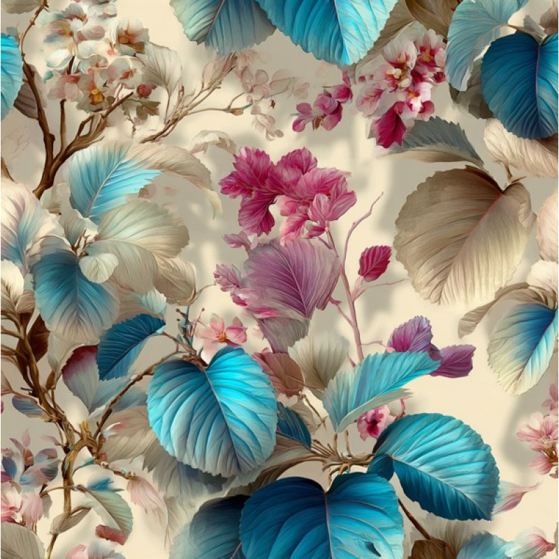 JN26 - TRICOL. TC FOLHAS - 100% ALGODÃO - A3125/001D