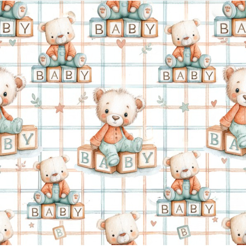 JN26 - TRICOL. BB DADOS BABY - 100% ALGODÃO - A2188/001D