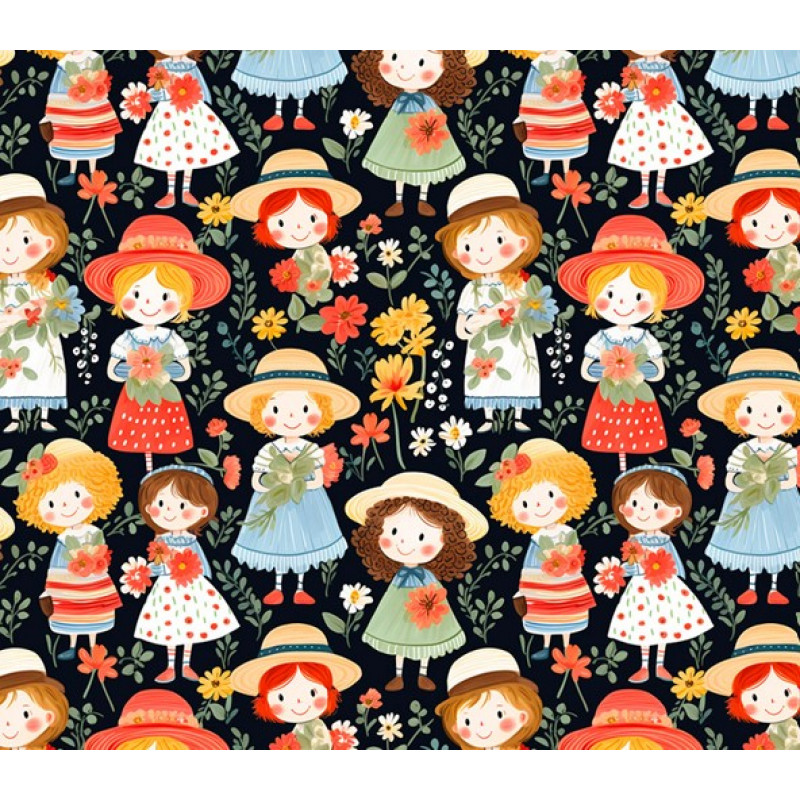 TRICOL. EST. SPRING DOLLS - 92722-001