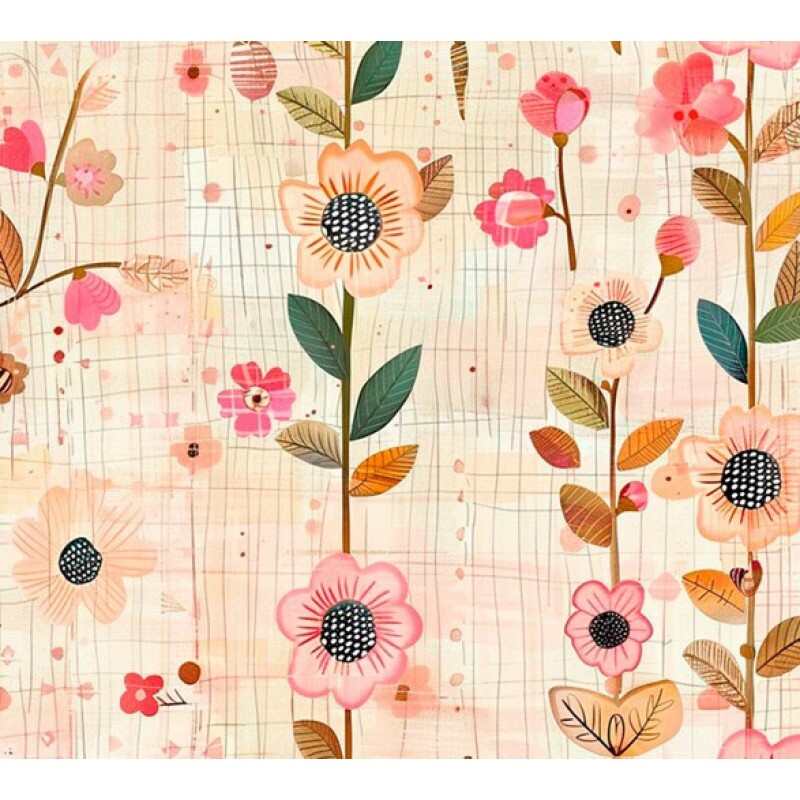 TRICOL. EST. FLOWERS URBAN DOLLS 92937-001