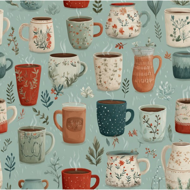 MI26 - TRICOL. CA XÍCARAS - 100% ALGODÃO - A1019/001D