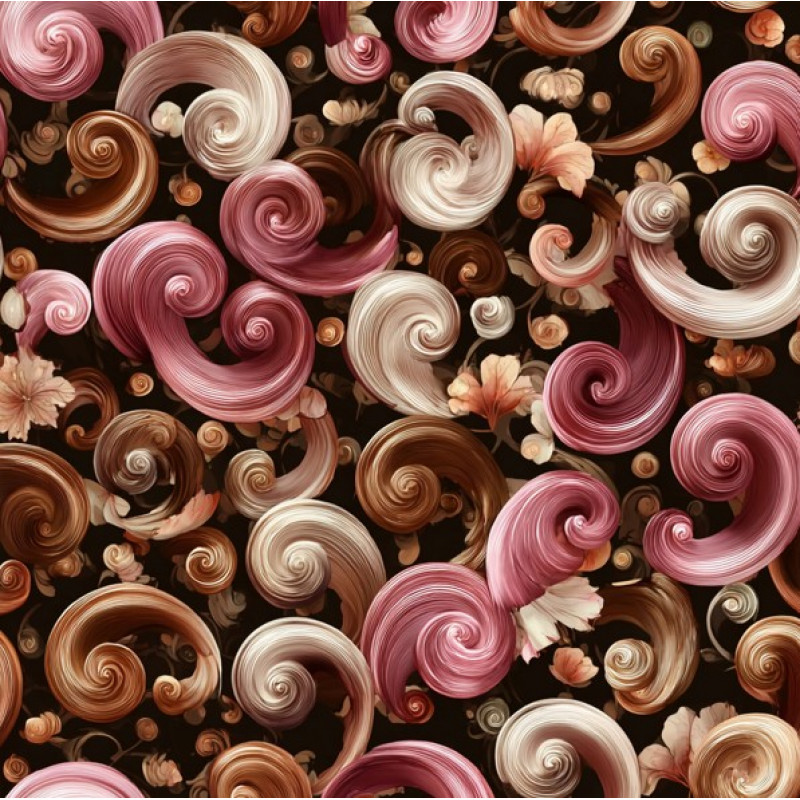 MI26 - TRICOL. OP CARACÓIS - 100% ALGODÃO - A1048/001D