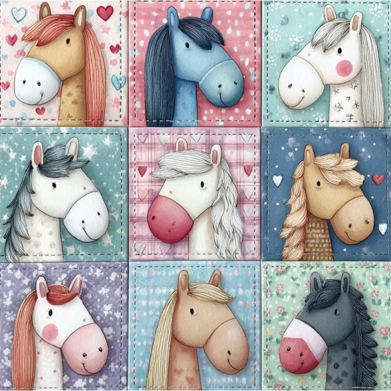 MI26 - TRICOL. PB CAVALINHOS - 100% ALGODÃO - A0101/001D