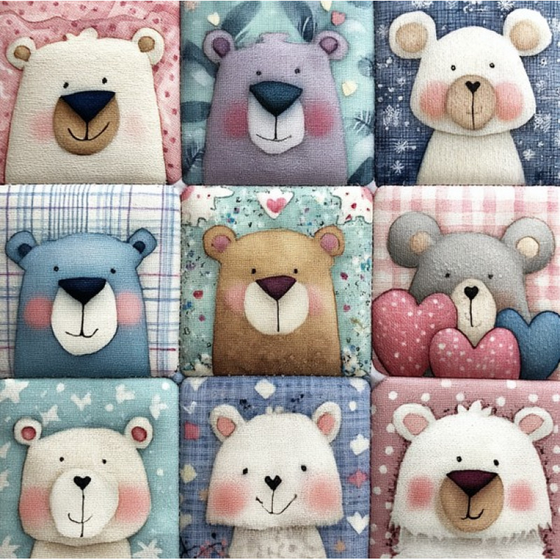 MI26 - TRICOL. PB URSINHOS - 100% ALGODÃO - A0100/001D