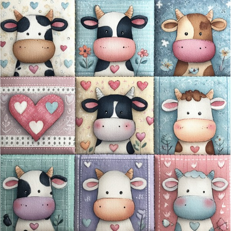 MI26 - TRICOL. PB VAQUINHAS - 100% ALGODÃO - A0099/001D