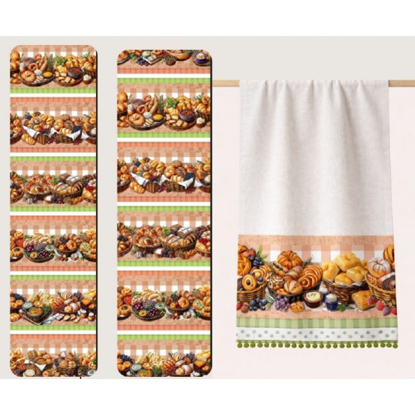 MI26 - TRICOL. BARRADO PÃES - 100% ALGODÃO - A2922/001D