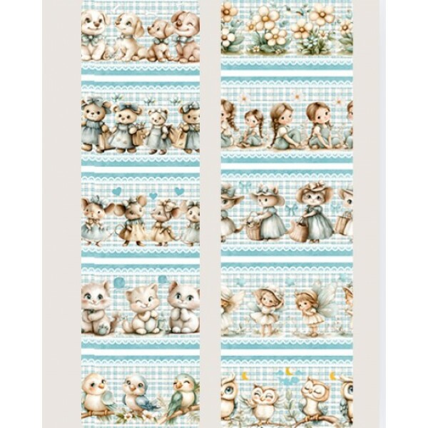 MR26 - TRICOL. BARRADO - LOVE TIFFANY - 100% ALGODÃO