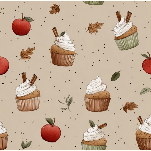 MR26 - TRICOL. AC CUPCAKES - 100% ALGODÃO - 05374/001D