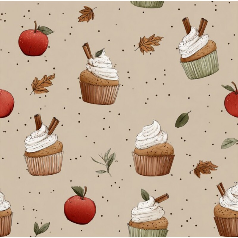 MR26 - TRICOL. AC CUPCAKES - 100% ALGODÃO - 05374/001D