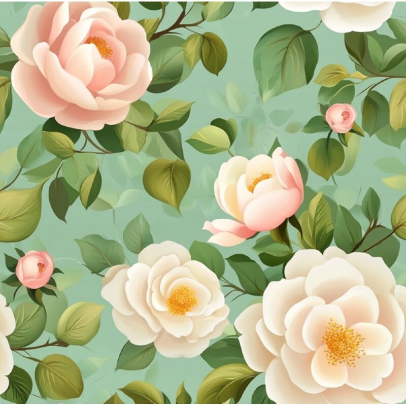 MR26 - TRICOL. BF FLORZINHAS - 100% ALGODÃO - 04798/001D