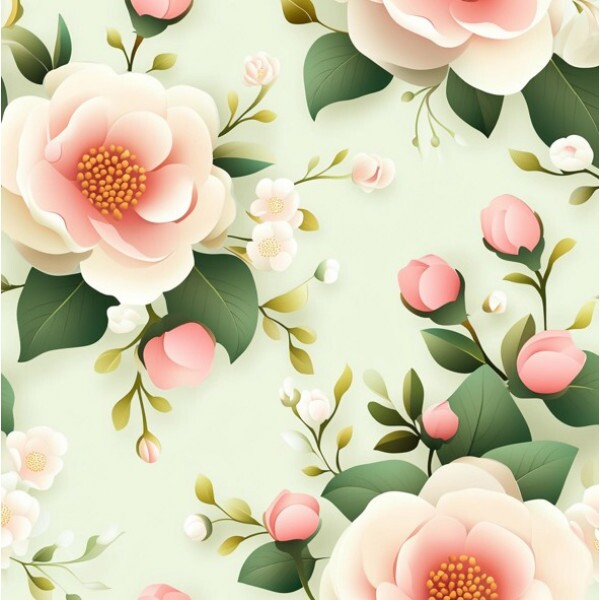 MR26 - TRICOL. BF FLOR CLARA - 100% ALGODÃO - 04801/001D