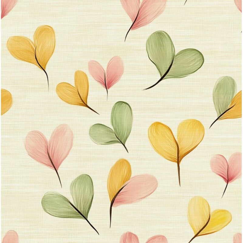 MR26 - TRICOL. HL FOLHAS CORAÇÃO - 100% ALGODÃO - 05080/001D MR26 - TRICOL. HL FOLHAS CORAÇÃO - 100% ALGODÃO - 05080/001D