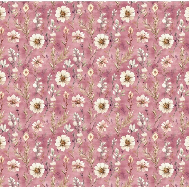 MR26 - TRICOL. MAR FLOR ROSÊ - 100% ALGODÃO - 05360/001D MR26 - TRICOL. MAR FLOR ROSÊ - 100% ALGODÃO - 05360/001D