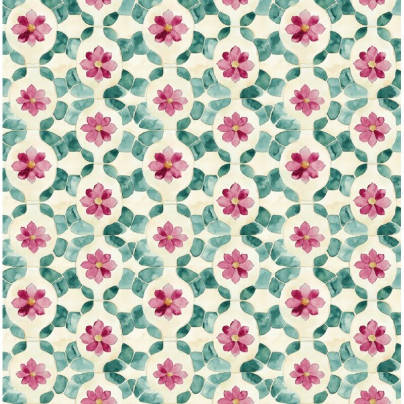 MR26 - TRICOL. MAR AZULEJOS - 100% ALGODÃO - 05366/001D MR26 - TRICOL. MAR AZULEJOS - 100% ALGODÃO - 05366/001D