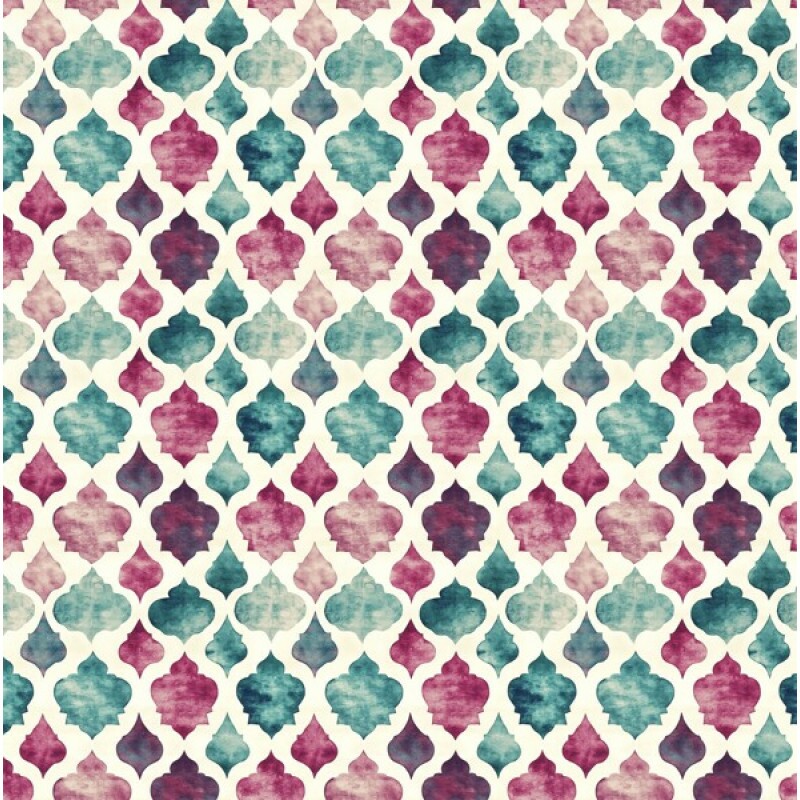 MR26 - TRICOL. MAR VITRAIS - 100% ALGODÃO - 05367/001D MR26 - TRICOL. MAR VITRAIS - 100% ALGODÃO - 05367/001D