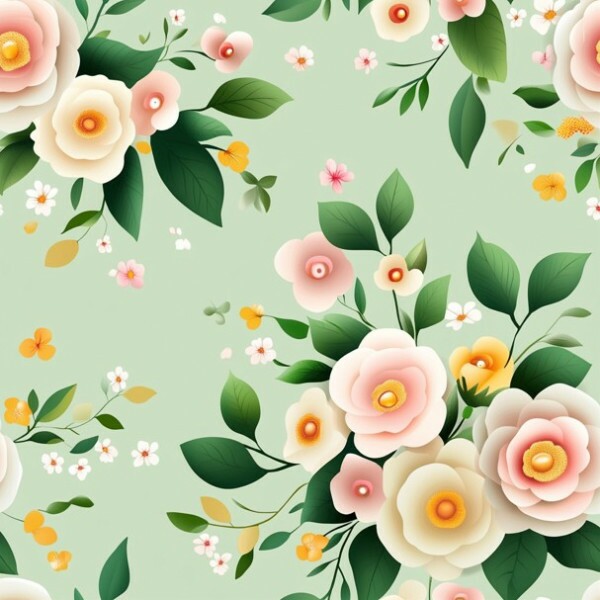 MR26 - TRICOL. BF BOUQUETS  - 100% ALGODÃO - 04800/001D