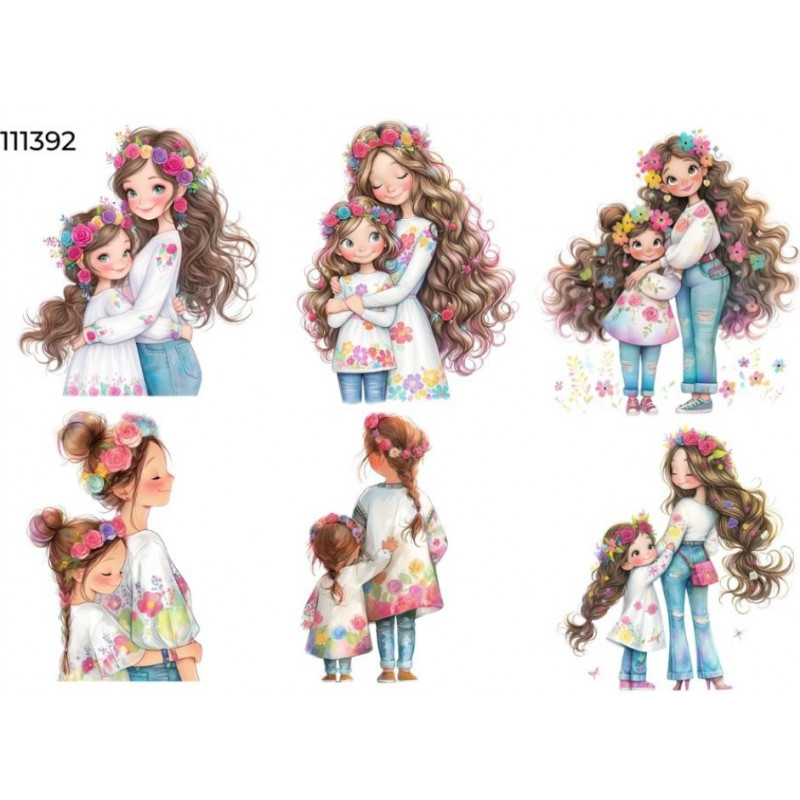 ESTAMPA FÁCIL - MÃE DE MENINA