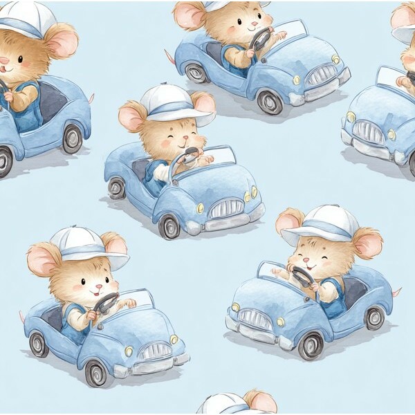 FV26 - TRICOL. RATINHO MOTORISTA - 100% ALGODÃO - 03892/001D