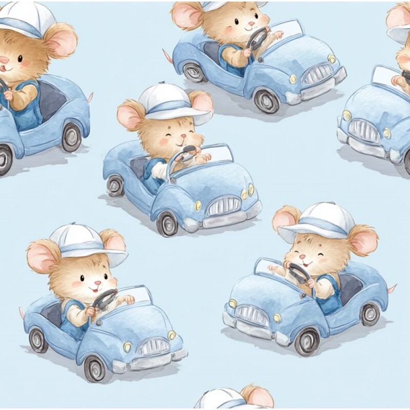 FV26 - TRICOL. RATINHO MOTORISTA - 100% ALGODÃO - 03892/001D