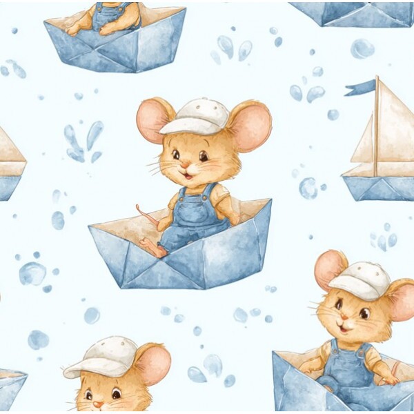 FV26 - TRICOL. RATINHO NAVEGADOR - 100% ALGODÃO - 03893/001D