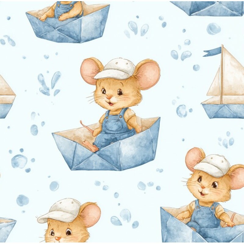 FV26 - TRICOL. RATINHO NAVEGADOR - 100% ALGODÃO - 03893/001D