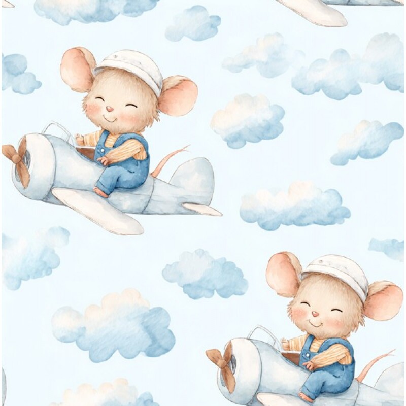 FV26 - TRICOL. RATINHO AVIADOR - 100% ALGODÃO - 03891/001D