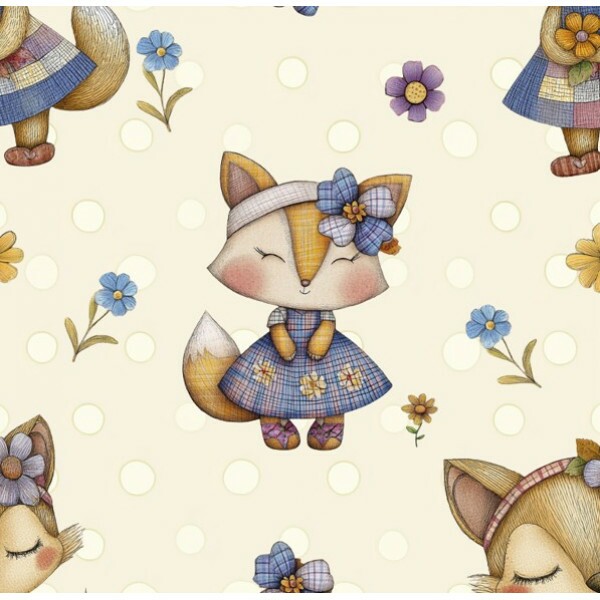 FV26 - TRICOL. BL RAPOSAS - 100% ALGODÃO - 99923/001D