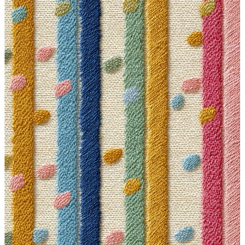 FV26 - TRICOL. PRIMAVERA LISTRADA - 100% ALGODÃO - 04373/001D