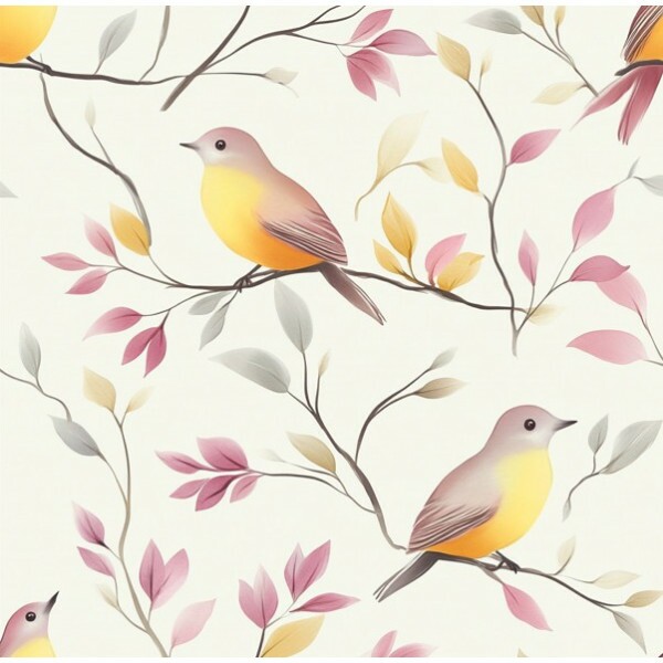 FV26 - TRICOL. YP PÁSSAROS - 100% ALGODÃO - 00399/001D