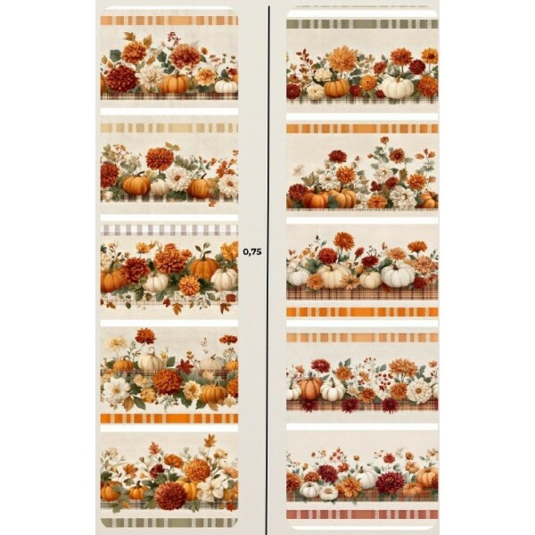 FV26 - TRICOL. BARRADO ABÓBORAS - 100% ALGODÃO - 04234/001D