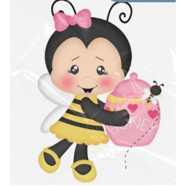 ESTAMPA FÁCIL - 9CM  X  9CM - ABELHINHA