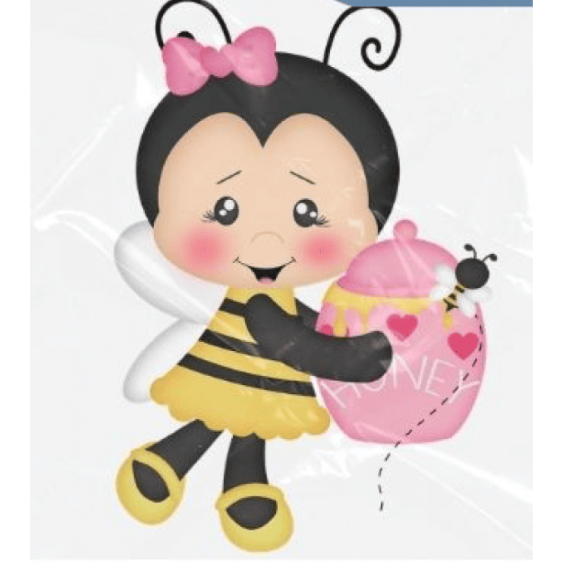 ESTAMPA FÁCIL - 9CM  X  9CM - ABELHINHA