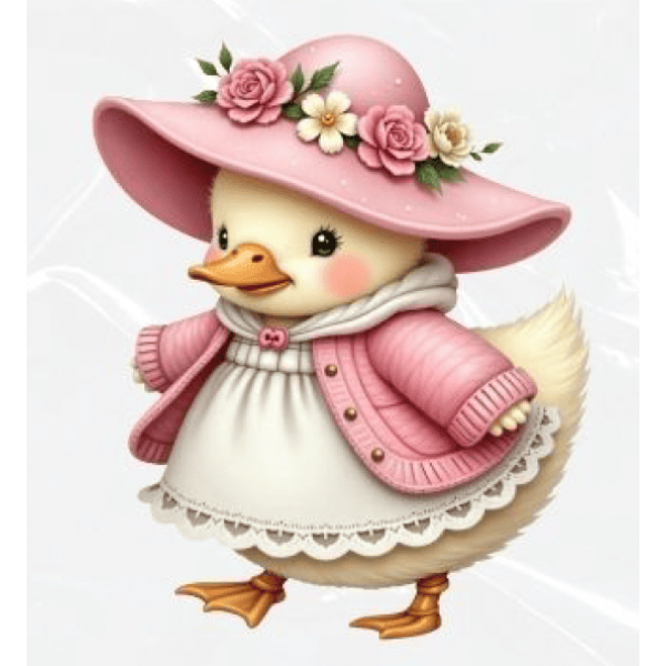 ESTAMPA FÁCIL - 9CM  X  9CM - PATINHA