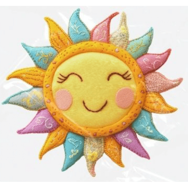 ESTAMPA FÁCIL - 9CM  X  9CM - SOL