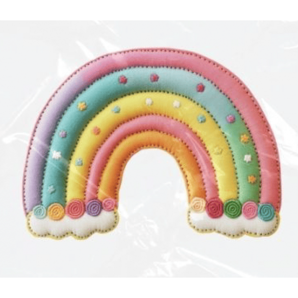 ESTAMPA FÁCIL - 9CM  X  9CM - ARCO ÍRIS