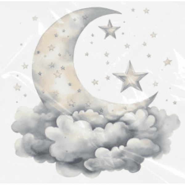 ESTAMPA FÁCIL - 9CM  X  9CM - LUAR