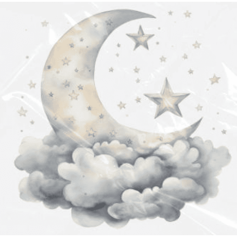 ESTAMPA FÁCIL - 9CM  X  9CM - LUAR