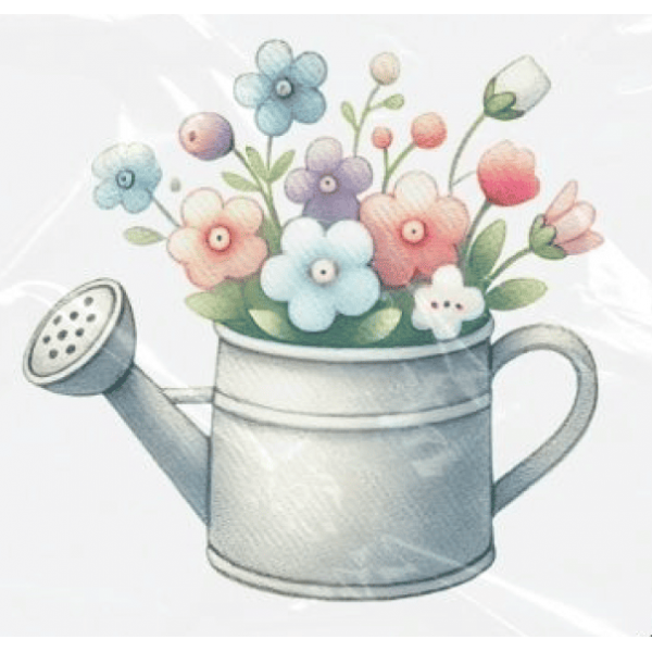 ESTAMPA FÁCIL - 9CM  X  9CM - REGADOR