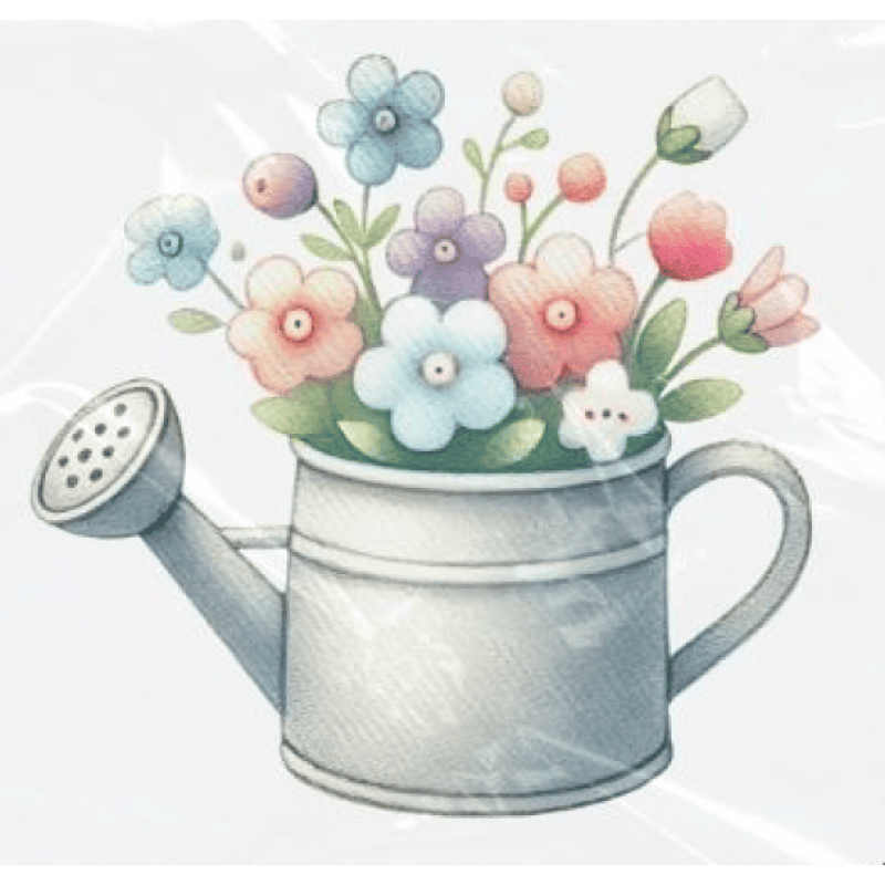 ESTAMPA FÁCIL - 9CM  X  9CM - REGADOR