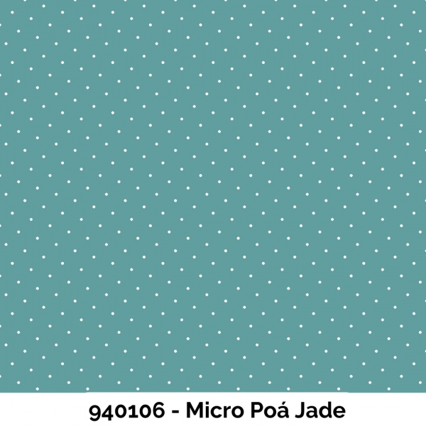 TRICOL. MICRO POÁ JADE- 100% ALGODÃO