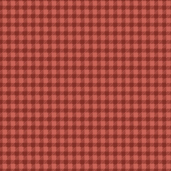 TRICOL. XADREZ CORAL - 100% ALGODÃO 06906/0241