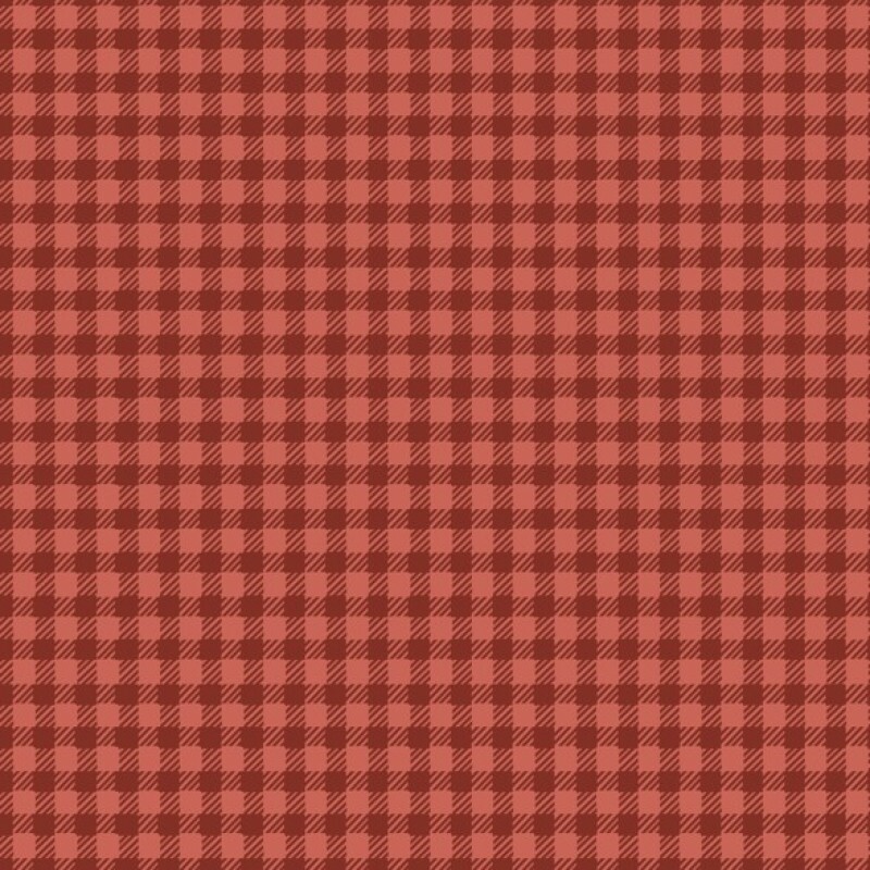 TRICOL. XADREZ CORAL - 100% ALGODÃO 06906/0241