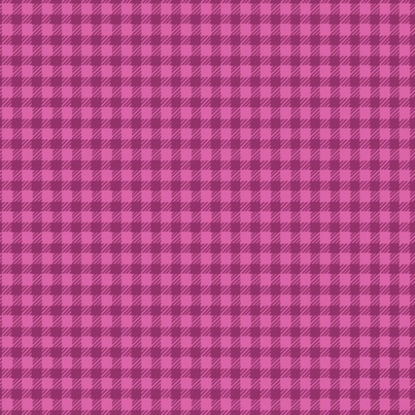 TRICOL. XADREZ FUCSIA - 100% ALGODÃO 06906/0300