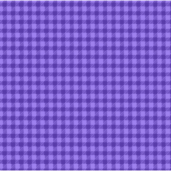 TRICOL. XADREZ VIOLETA - 100% ALGODÃO 06906/0301