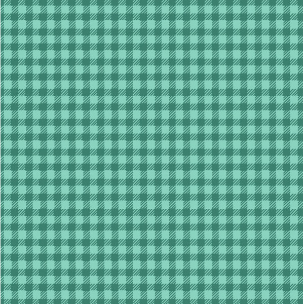 TRICOL. XADREZ VERDE MENTA - 100% ALGODÃO - 06906/0246