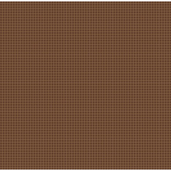 TRICOL. PIED DE POULE MARROM - 100% ALGODÃO 01797/0008