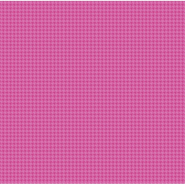 TRICOL. PIED DE POULE FUCSIA - 100% ALGODÃO 01797/0009