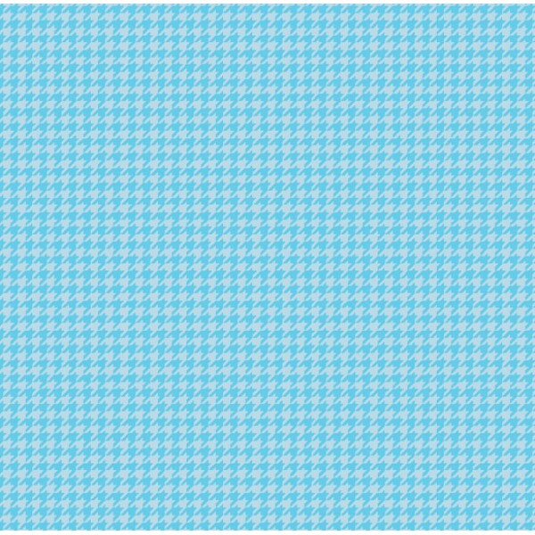 TRICOL. PIED DE POULE AZUL BEBÊ - 100% ALGODÃO 01797/0006