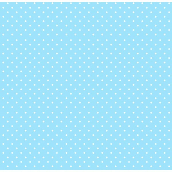 TRICOL. MICRO POÁ AZUL BEBÊ - 100% ALGODÃO - 68891/0499